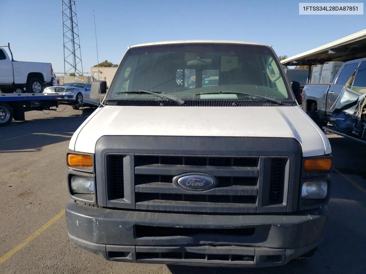 2008 Ford Econoline E350 Super Duty Van VIN: 1FTSS34L28DA87851 Lot: 79684254