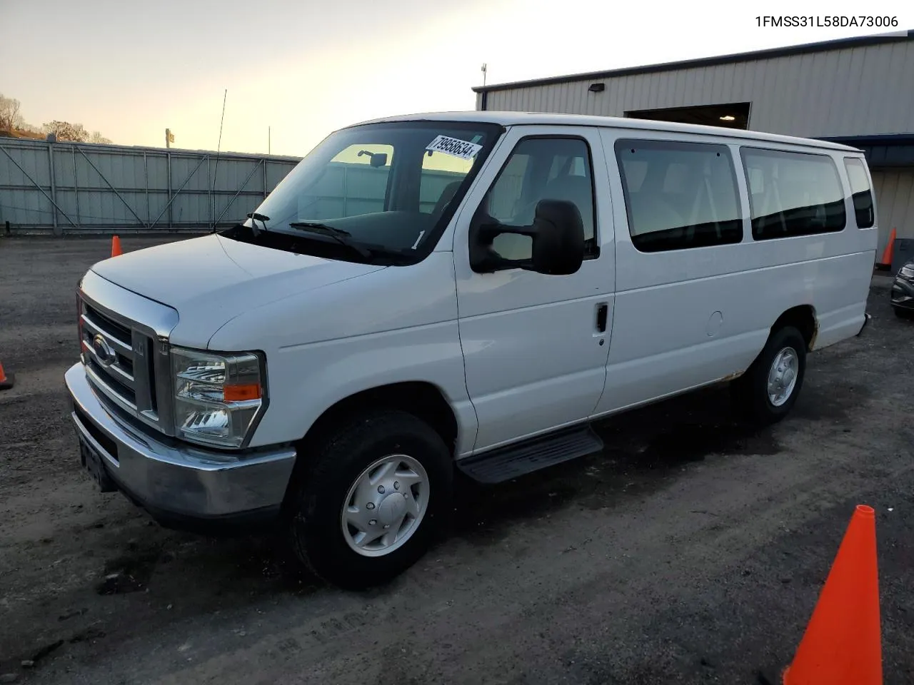 2008 Ford Econoline E350 Super Duty Wagon VIN: 1FMSS31L58DA73006 Lot: 79958634