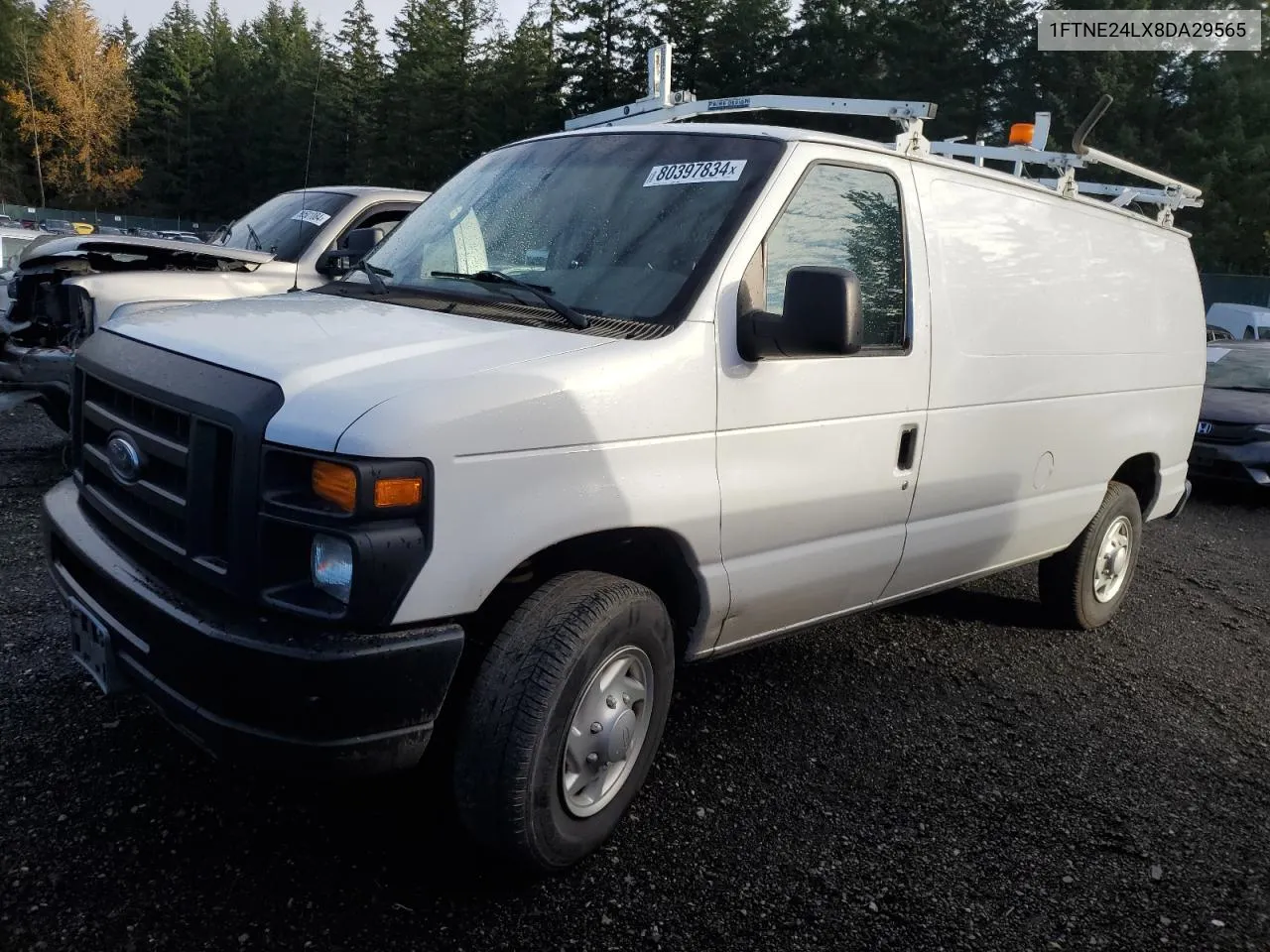 2008 Ford Econoline E250 Van VIN: 1FTNE24LX8DA29565 Lot: 80397834