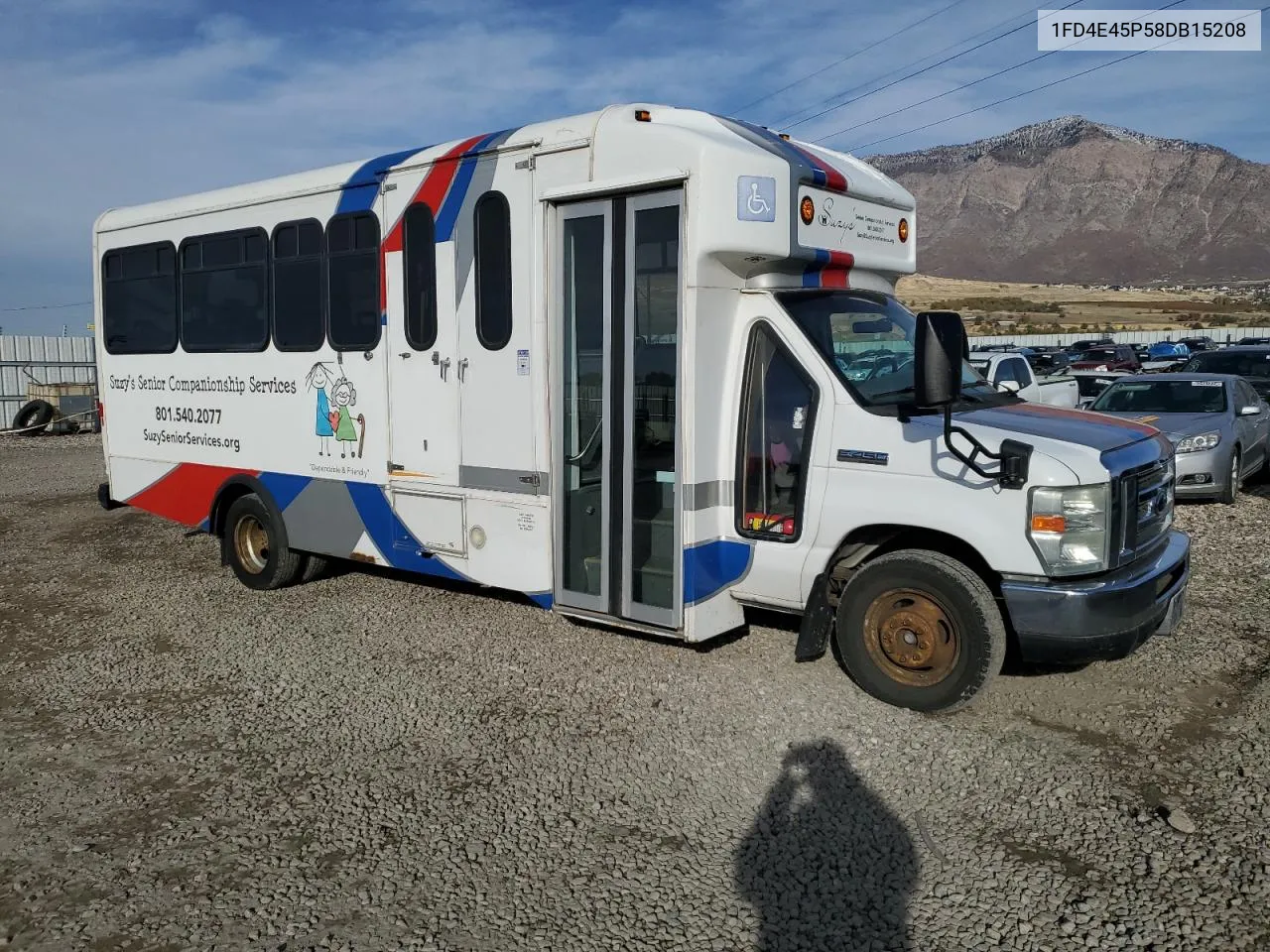 2008 Ford Econoline E450 Super Duty Cutaway Van VIN: 1FD4E45P58DB15208 Lot: 81096844