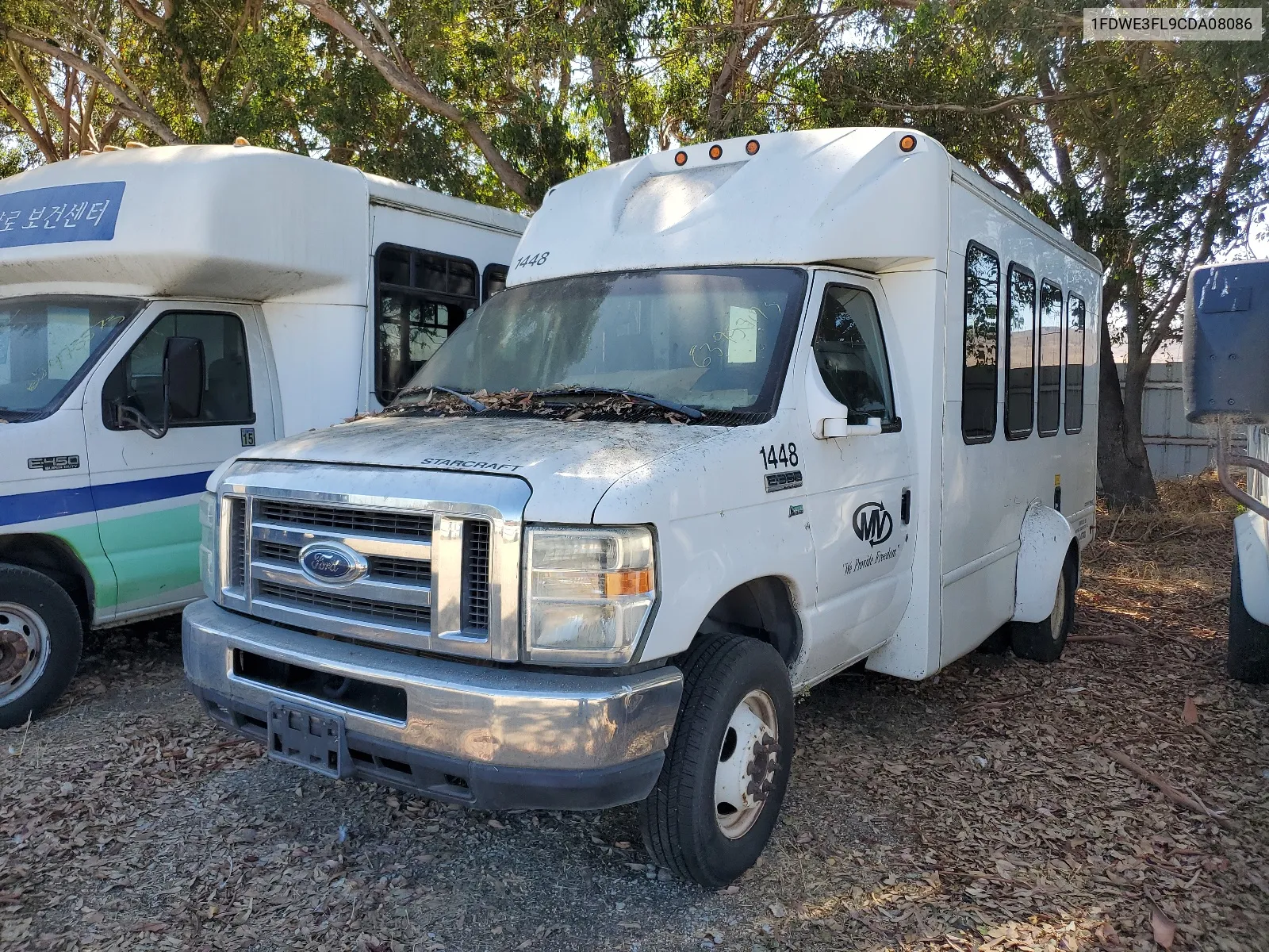 2009 Ford Econoline E350 Super Duty Cutaway Van VIN: 1FDWE3FL9CDA08086 Lot: 63958193