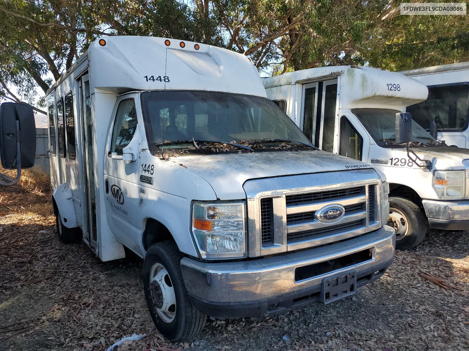 2009 Ford Econoline E350 Super Duty Cutaway Van VIN: 1FDWE3FL9CDA08086 Lot: 63958193