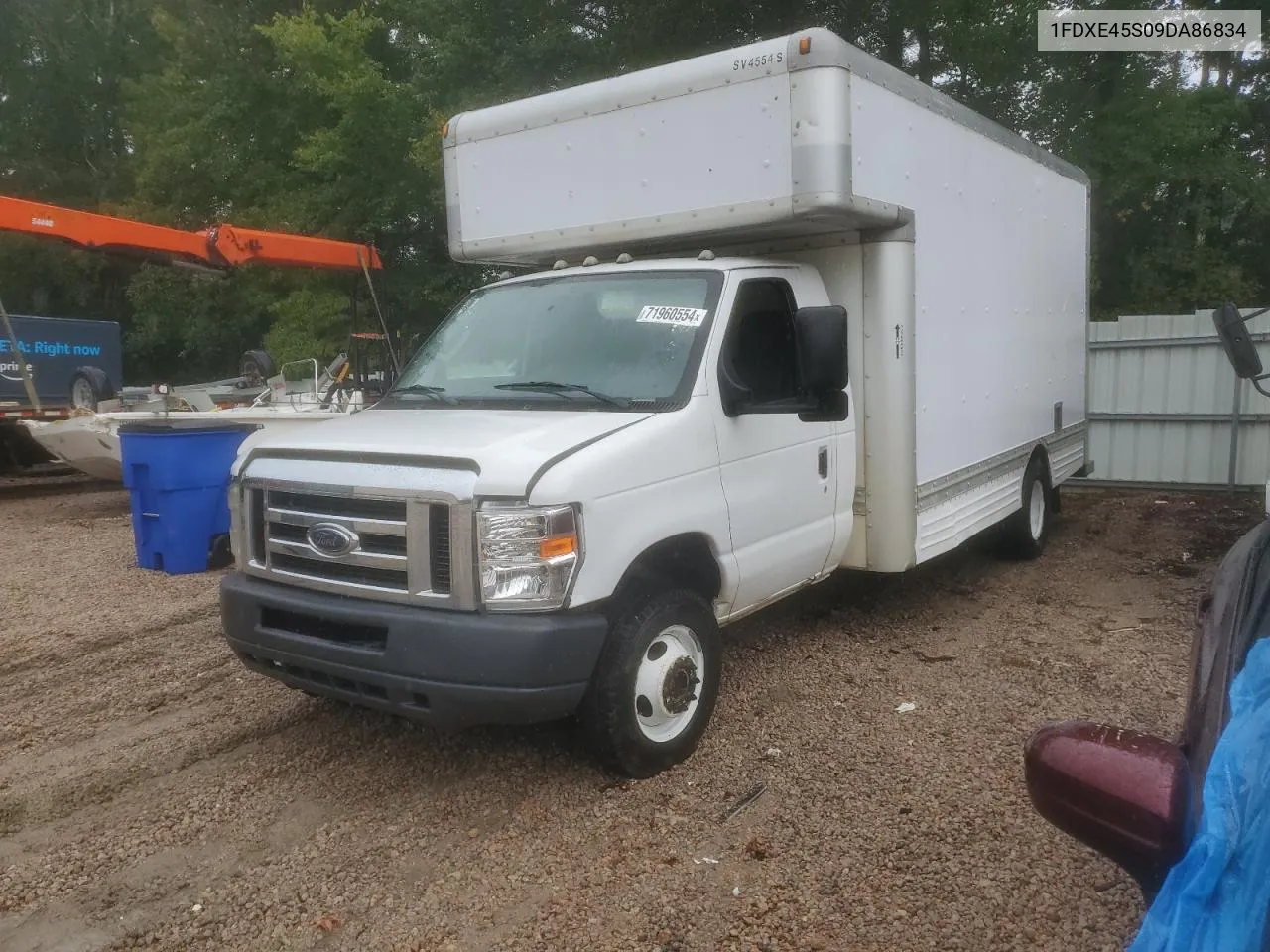 2009 Ford Econoline E450 Super Duty Cutaway Van VIN: 1FDXE45S09DA86834 Lot: 71960554