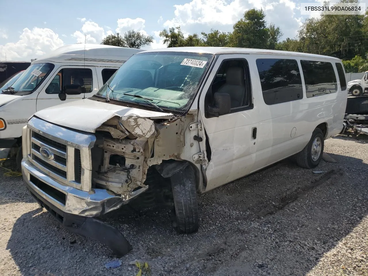 2009 Ford Econoline E350 Super Duty Wagon VIN: 1FBSS31L99DA06824 Lot: 73740824