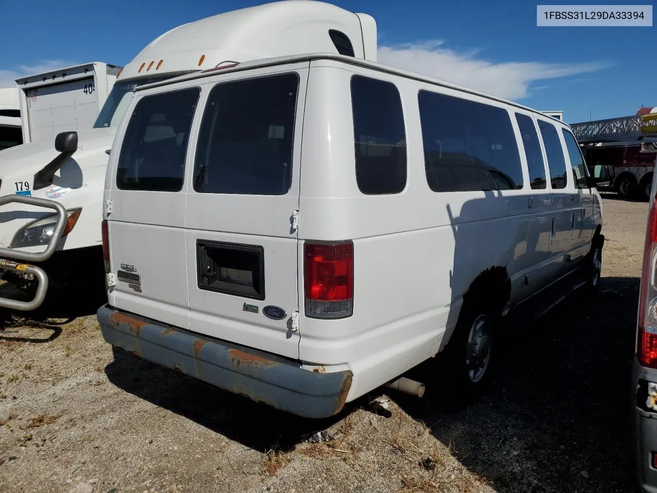 2009 Ford Econoline E350 Super Duty Wagon VIN: 1FBSS31L29DA33394 Lot: 74697494