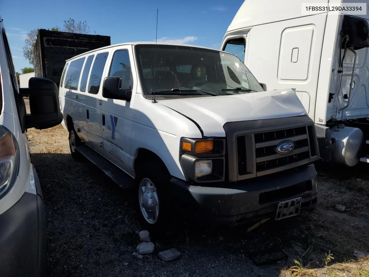 2009 Ford Econoline E350 Super Duty Wagon VIN: 1FBSS31L29DA33394 Lot: 74697494