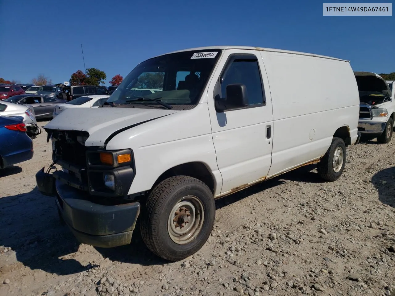 2009 Ford Econoline E150 Van VIN: 1FTNE14W49DA67461 Lot: 75385894