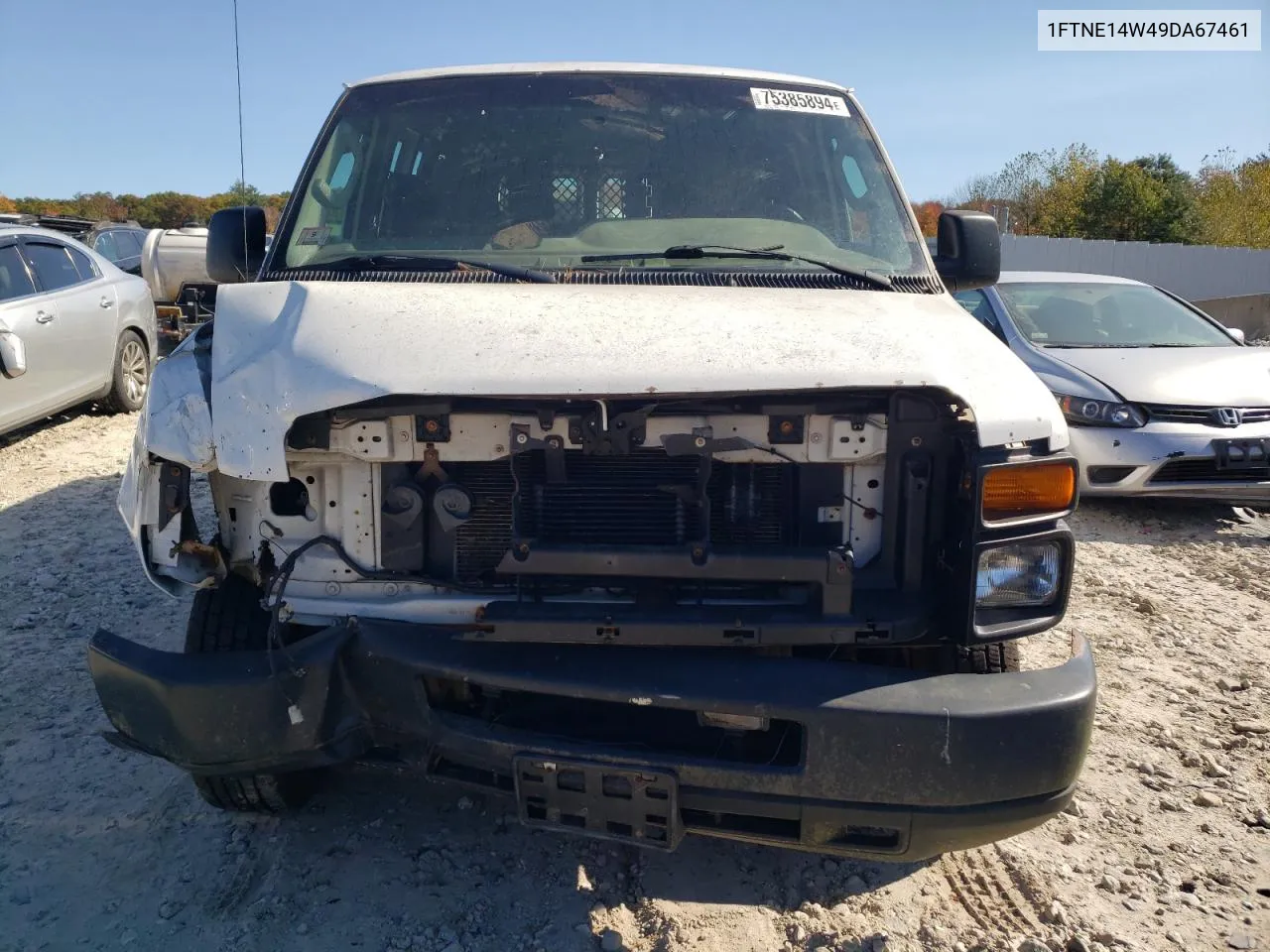 2009 Ford Econoline E150 Van VIN: 1FTNE14W49DA67461 Lot: 75385894