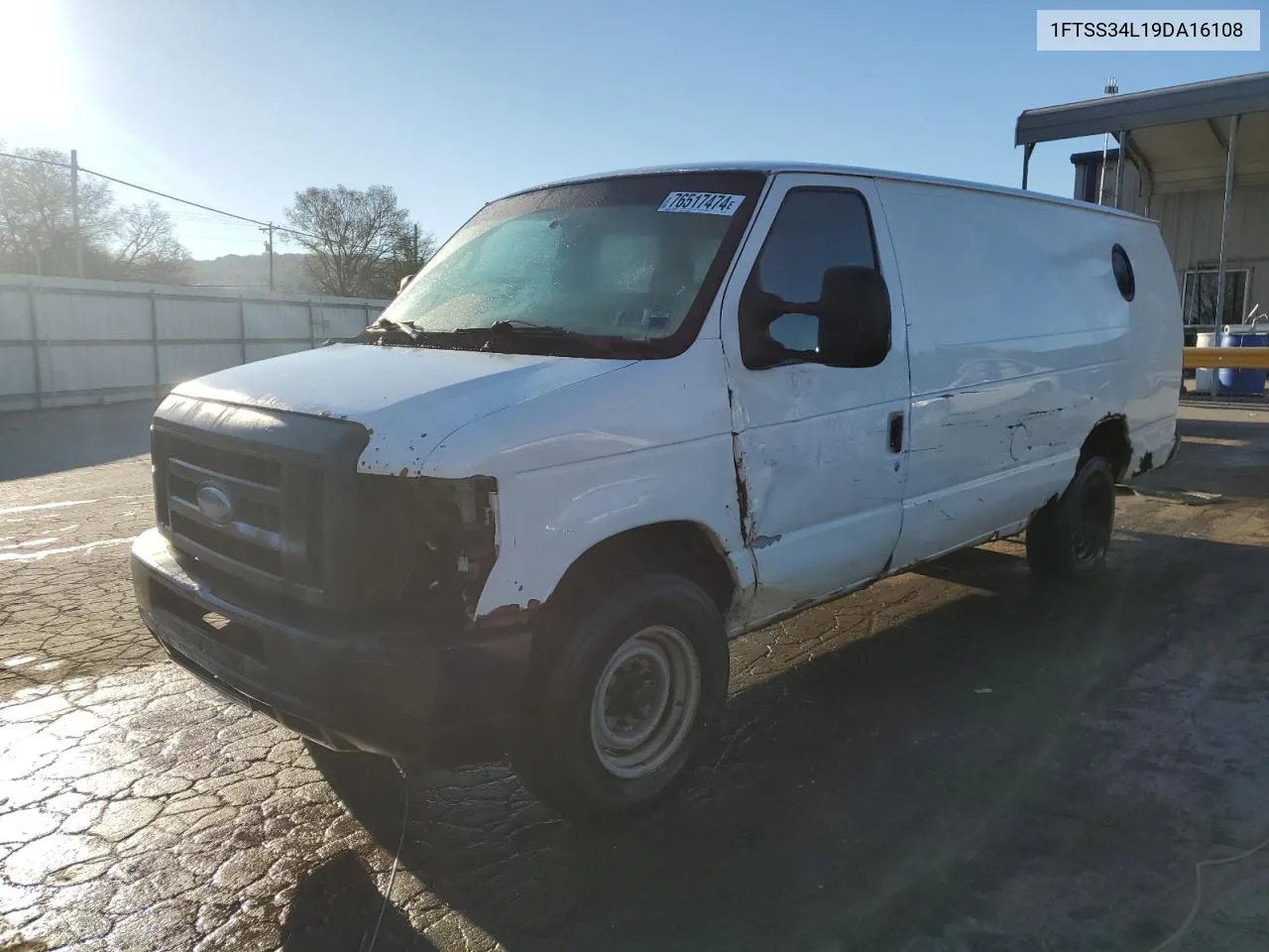 2009 Ford Econoline E350 Super Duty Van VIN: 1FTSS34L19DA16108 Lot: 76517474