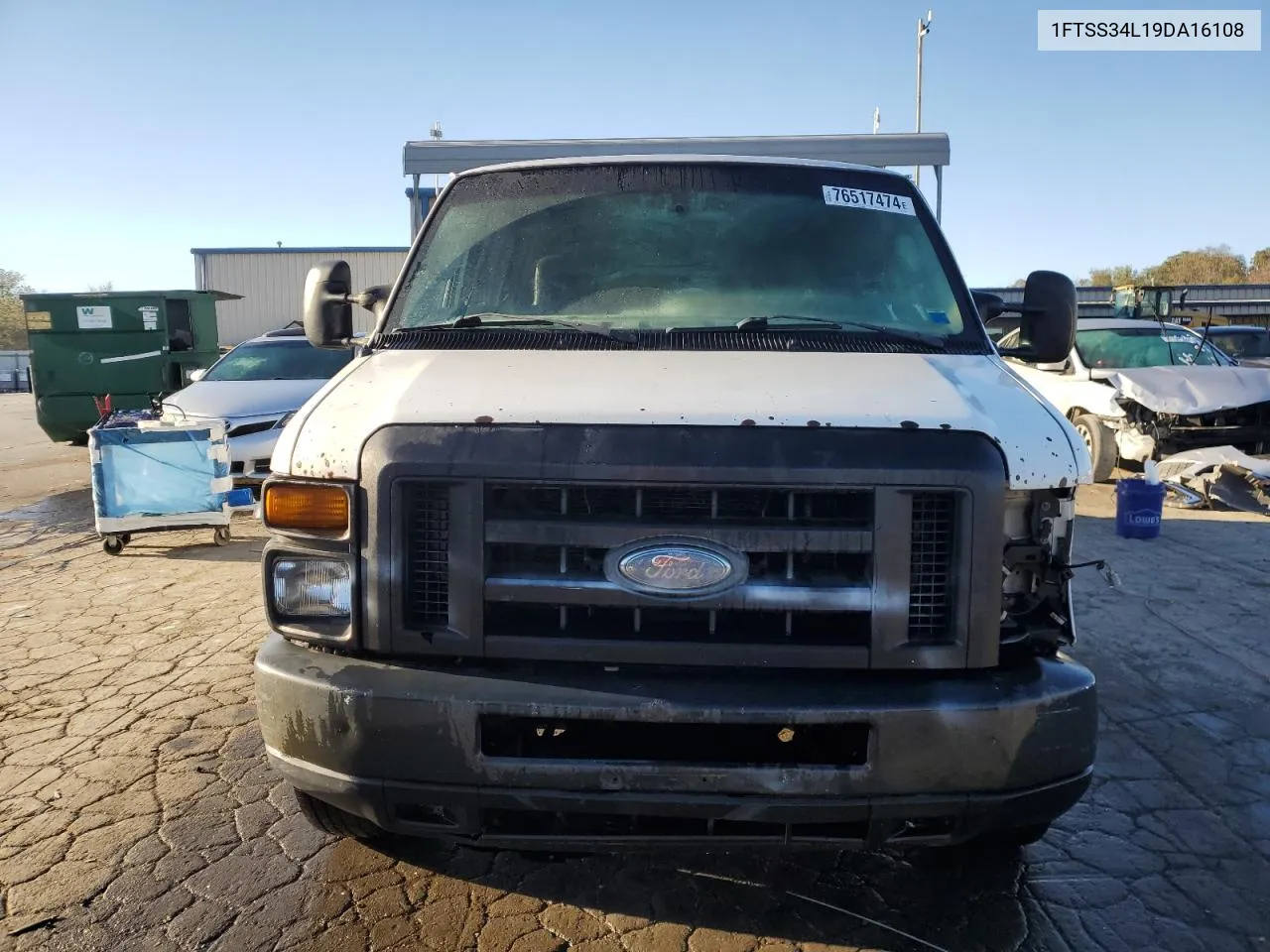 2009 Ford Econoline E350 Super Duty Van VIN: 1FTSS34L19DA16108 Lot: 76517474