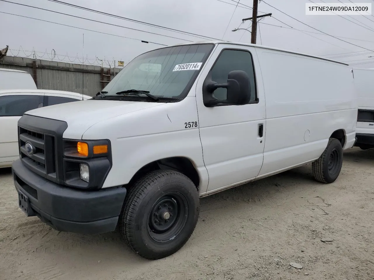 2009 Ford Econoline E250 Van VIN: 1FTNE24W09DA12009 Lot: 76520114