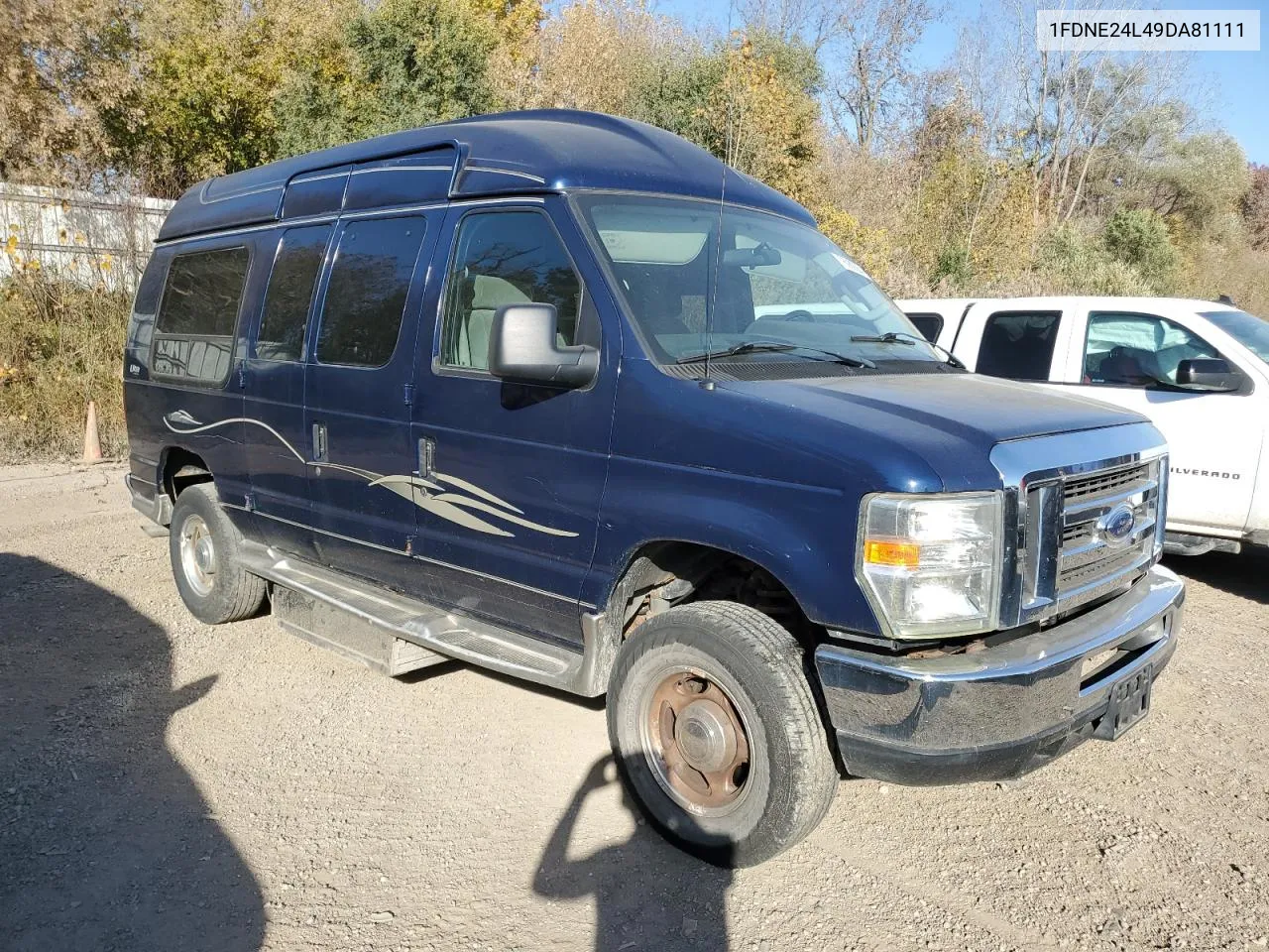 2009 Ford Econoline E250 Van VIN: 1FDNE24L49DA81111 Lot: 76989364