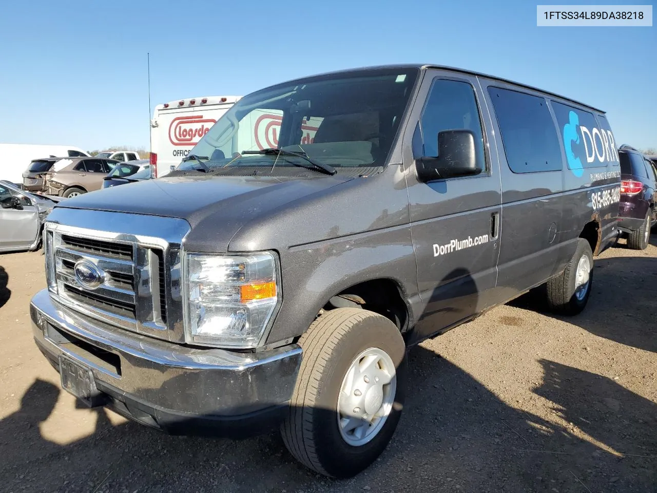 2009 Ford Econoline E350 Super Duty Van VIN: 1FTSS34L89DA38218 Lot: 77634414