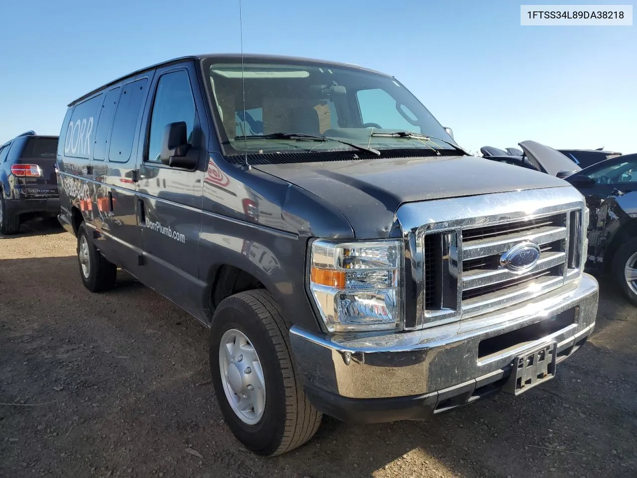 2009 Ford Econoline E350 Super Duty Van VIN: 1FTSS34L89DA38218 Lot: 77634414