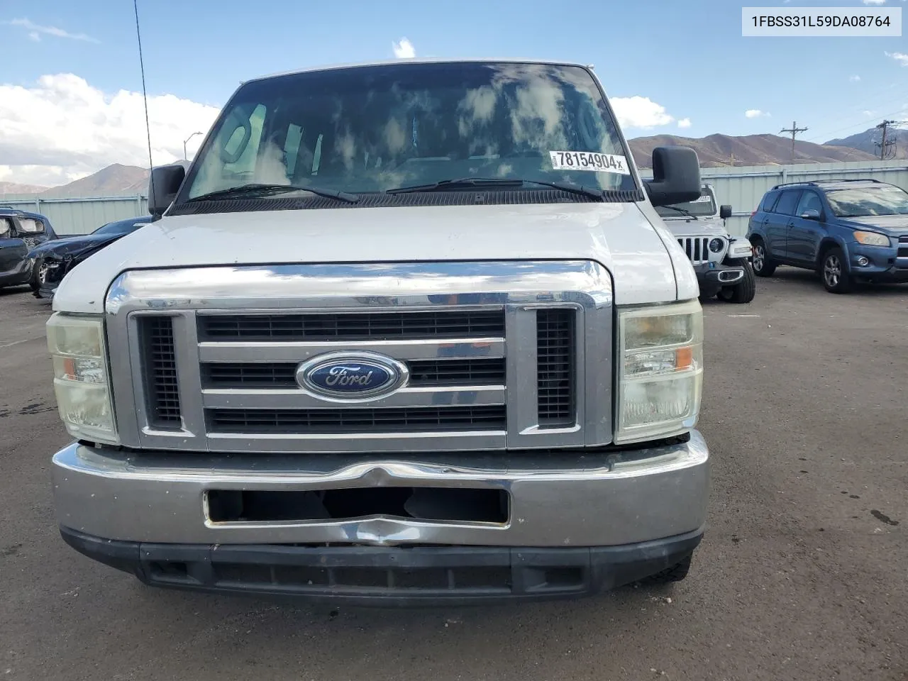 2009 Ford Econoline E350 Super Duty Wagon VIN: 1FBSS31L59DA08764 Lot: 78154904