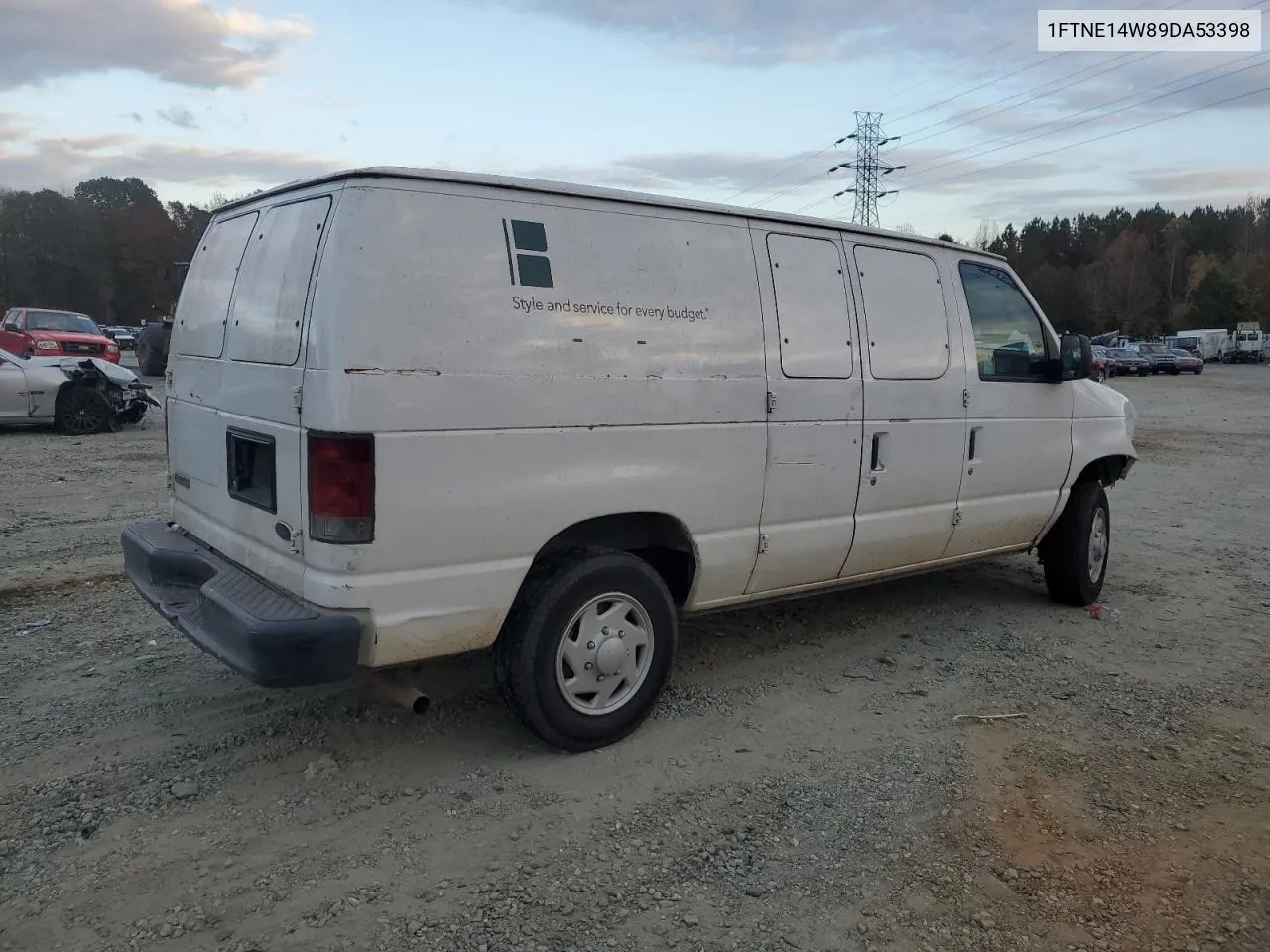 2009 Ford Econoline E150 Van VIN: 1FTNE14W89DA53398 Lot: 79165804