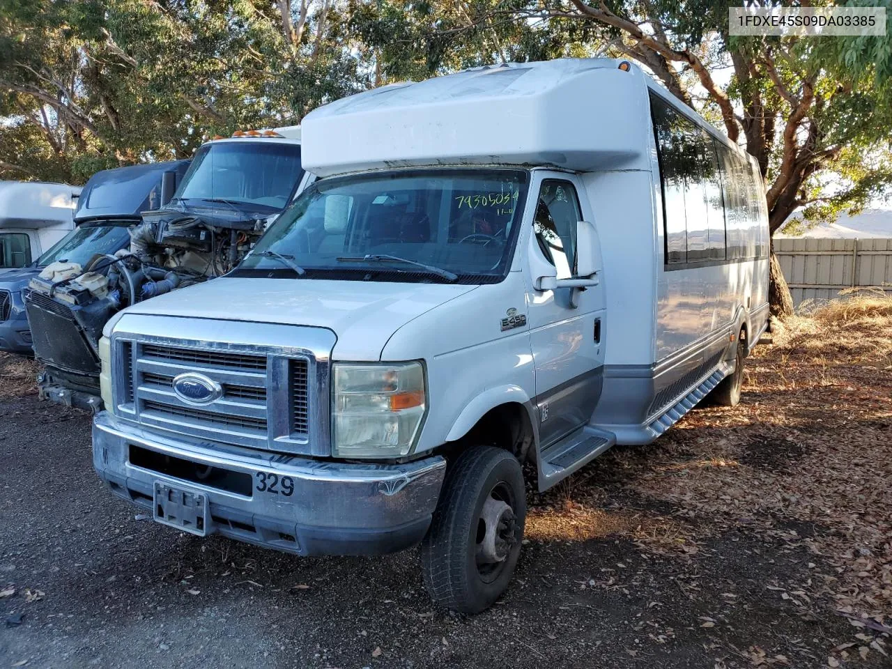 2009 Ford Econoline E450 Super Duty Cutaway Van VIN: 1FDXE45S09DA03385 Lot: 79305034