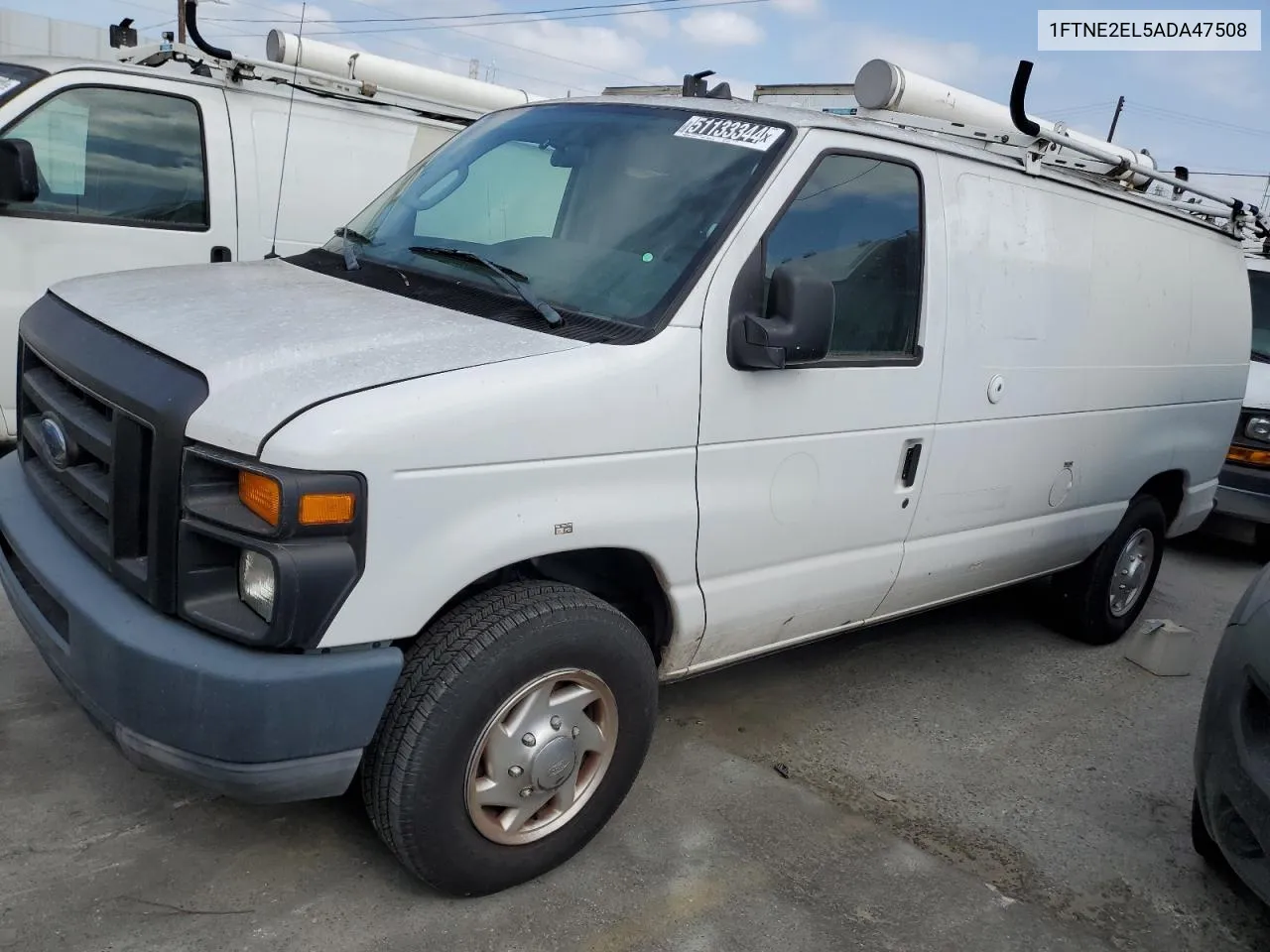 2010 Ford Econoline E250 Van VIN: 1FTNE2EL5ADA47508 Lot: 51133344