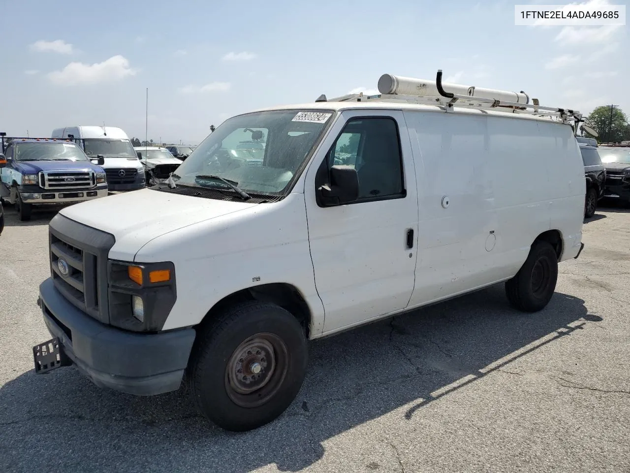 2010 Ford Econoline E250 Van VIN: 1FTNE2EL4ADA49685 Lot: 55308624