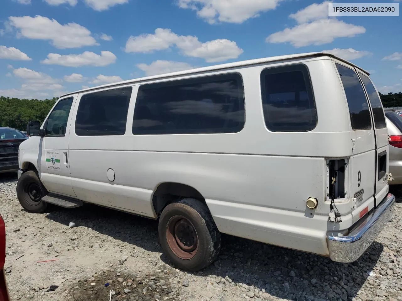 2010 Ford Econoline E350 Super Duty Wagon VIN: 1FBSS3BL2ADA62090 Lot: 55746564