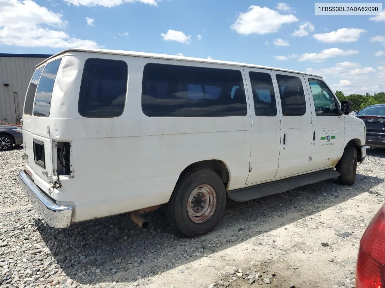 2010 Ford Econoline E350 Super Duty Wagon VIN: 1FBSS3BL2ADA62090 Lot: 55746564