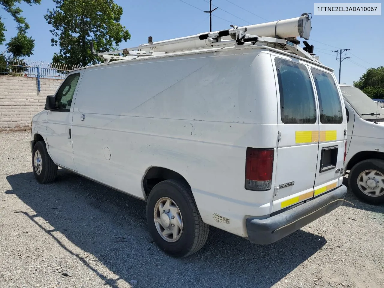 2010 Ford Econoline E250 Van VIN: 1FTNE2EL3ADA10067 Lot: 61245384