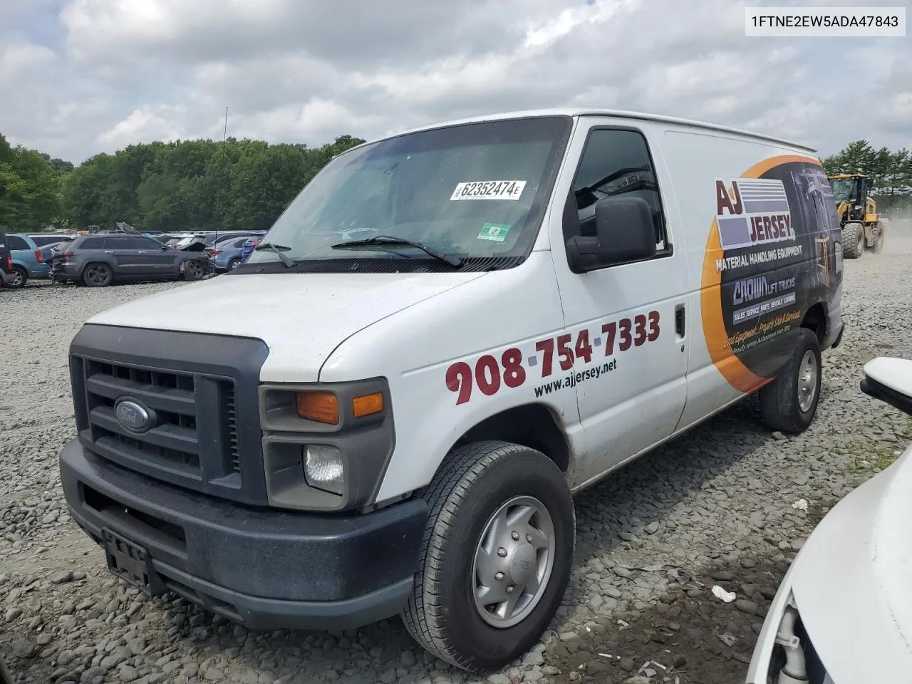 2010 Ford Econoline E250 Van VIN: 1FTNE2EW5ADA47843 Lot: 62352474