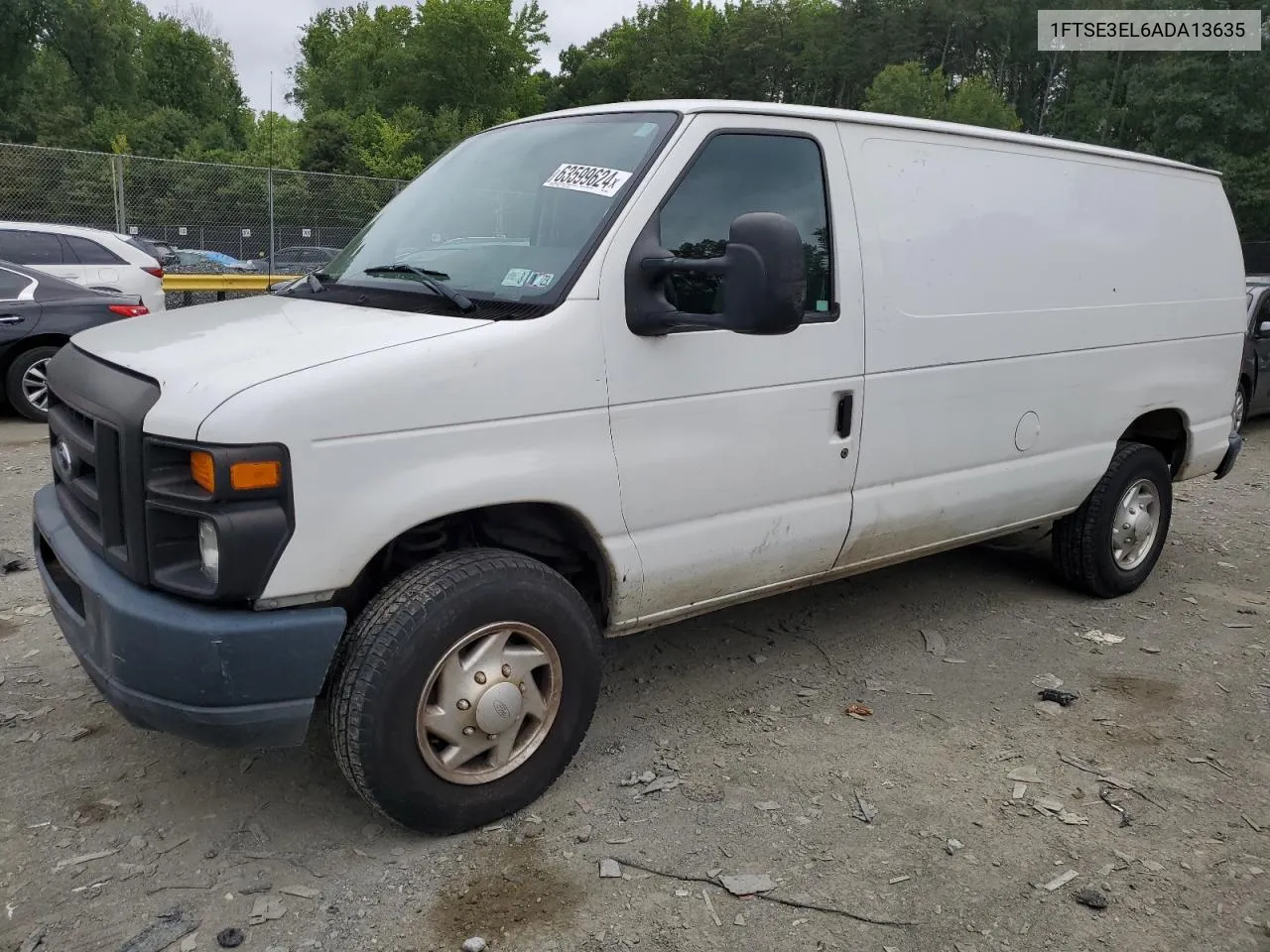 2010 Ford Econoline E350 Super Duty Van VIN: 1FTSE3EL6ADA13635 Lot: 63599624