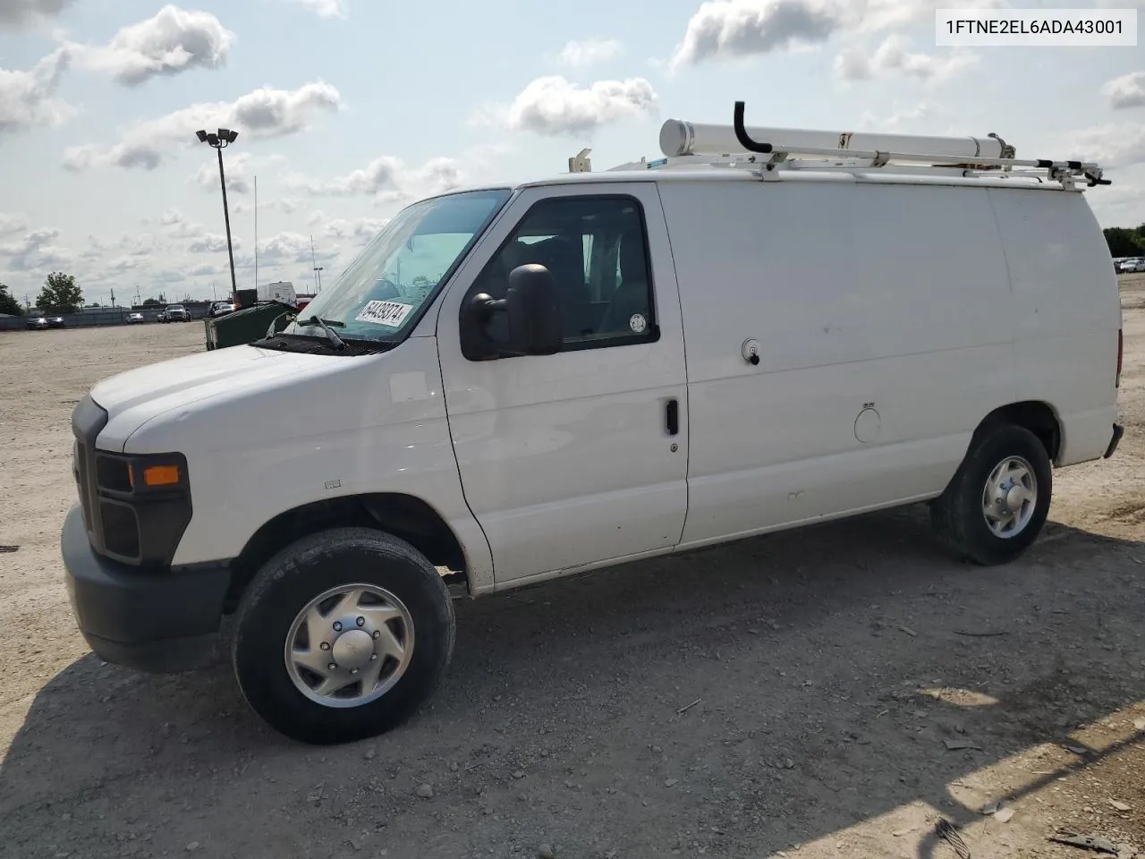 2010 Ford Econoline E250 Van VIN: 1FTNE2EL6ADA43001 Lot: 64439374