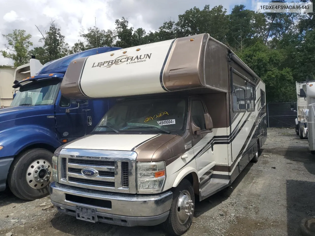 2010 Ford Econoline E450 Super Duty Cutaway Van VIN: 1FDXE4FS9ADA96443 Lot: 64949004