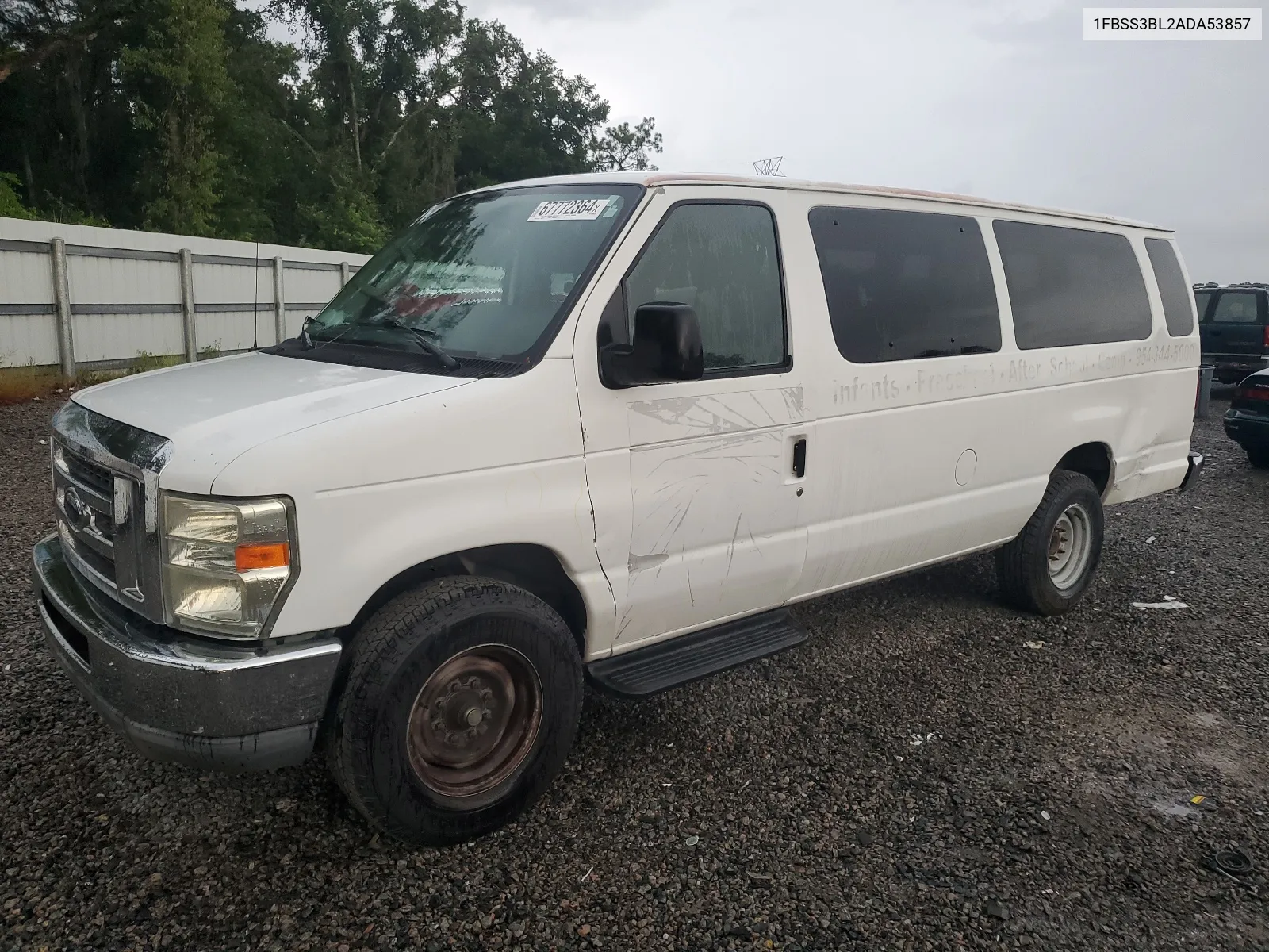 2010 Ford Econoline E350 Super Duty Wagon VIN: 1FBSS3BL2ADA53857 Lot: 67772364