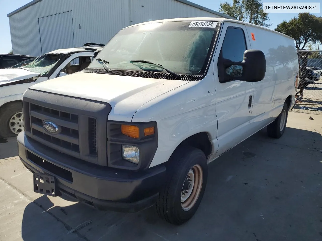 2010 Ford Econoline E150 Van VIN: 1FTNE1EW2ADA90871 Lot: 68313734