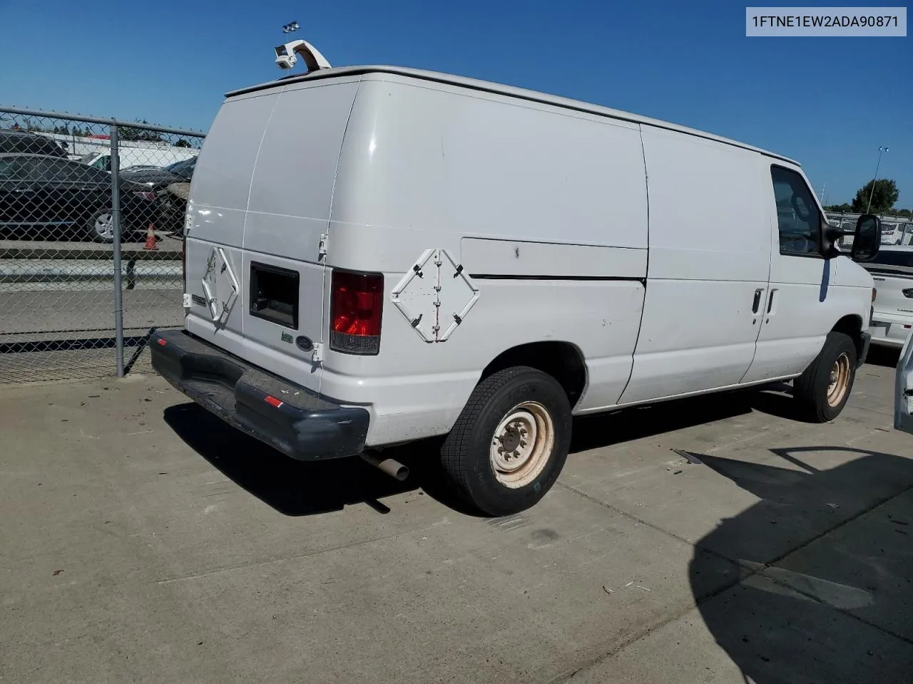 2010 Ford Econoline E150 Van VIN: 1FTNE1EW2ADA90871 Lot: 68313734