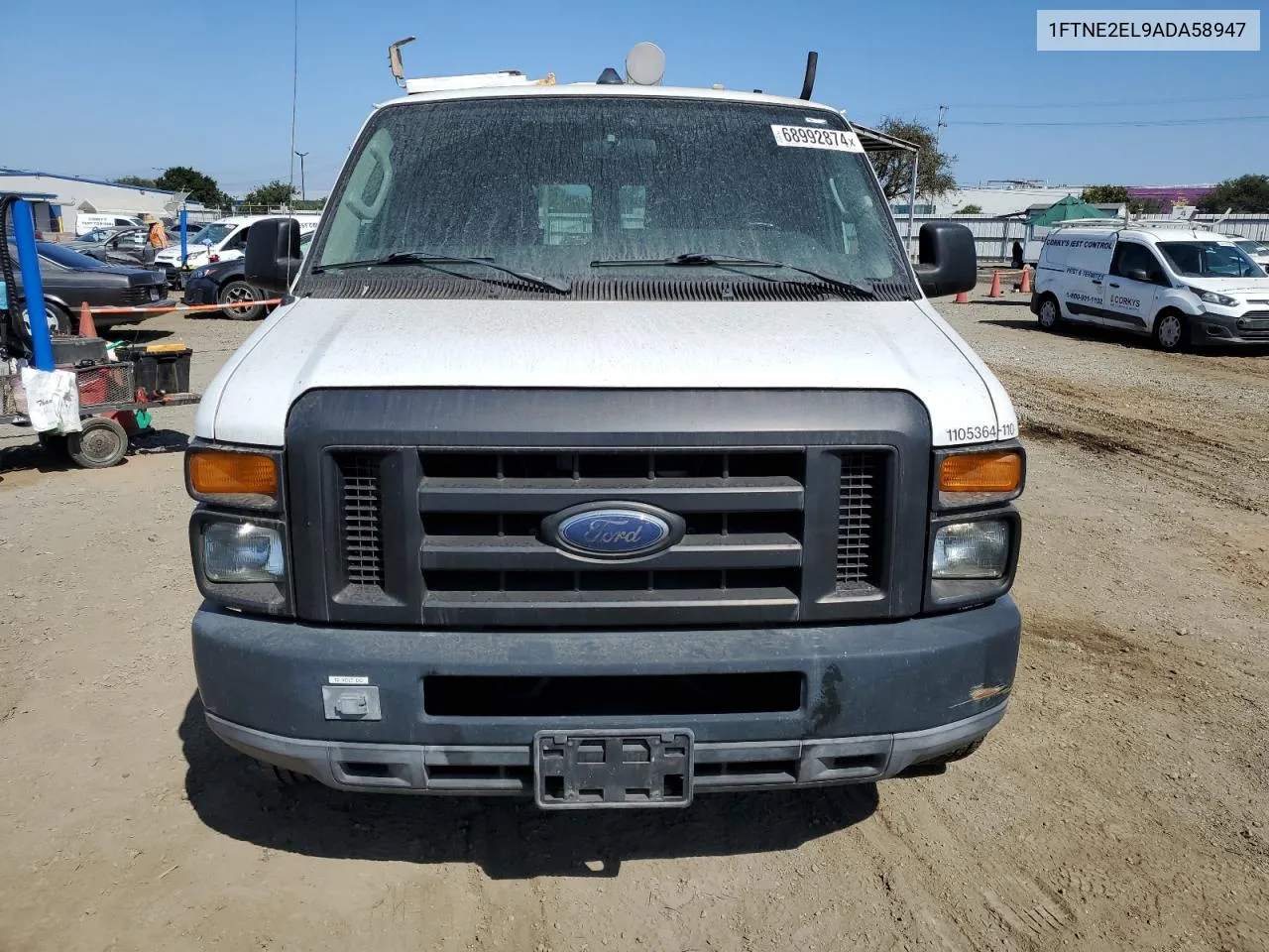 2010 Ford Econoline E250 Van VIN: 1FTNE2EL9ADA58947 Lot: 68992874