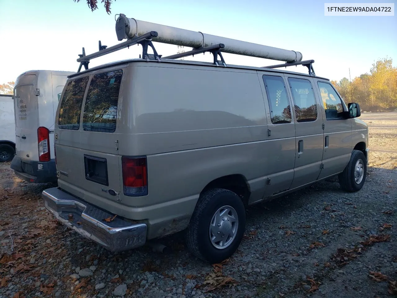 2010 Ford Econoline E250 Van VIN: 1FTNE2EW9ADA04722 Lot: 70278424