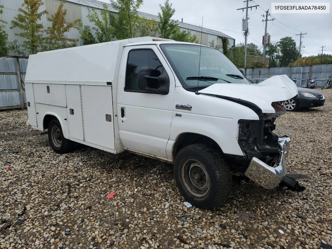 2010 Ford Econoline E350 Super Duty Cutaway Van VIN: 1FDSE3FL8ADA78450 Lot: 70470614