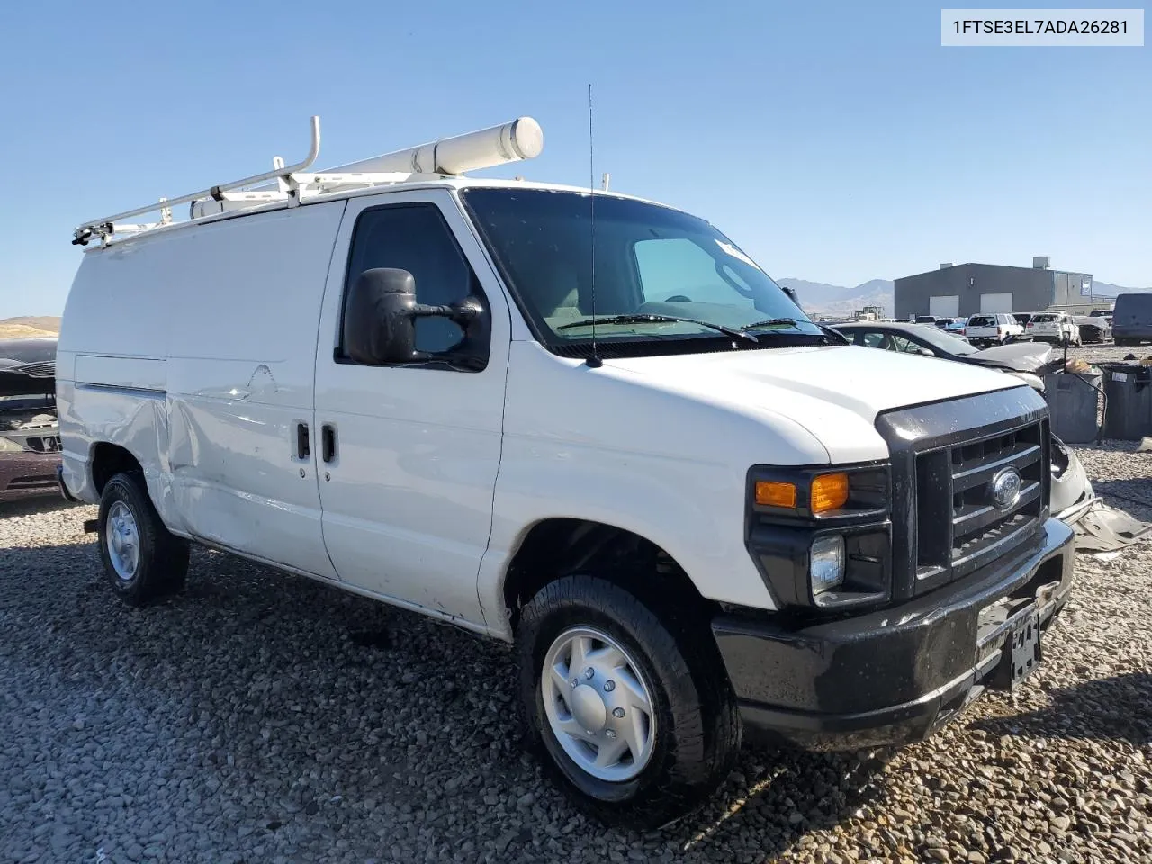 2010 Ford Econoline E350 Super Duty Van VIN: 1FTSE3EL7ADA26281 Lot: 71100014