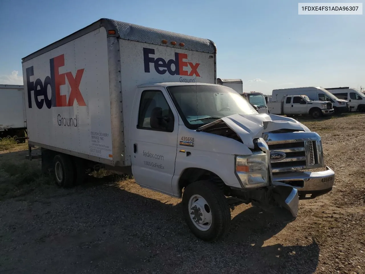 2010 Ford Econoline E450 Super Duty Cutaway Van VIN: 1FDXE4FS1ADA96307 Lot: 72607584