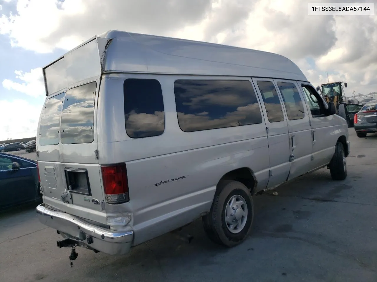 2010 Ford Econoline E350 Super Duty Van VIN: 1FTSS3EL8ADA57144 Lot: 72791634