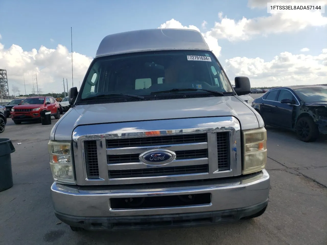 2010 Ford Econoline E350 Super Duty Van VIN: 1FTSS3EL8ADA57144 Lot: 72791634