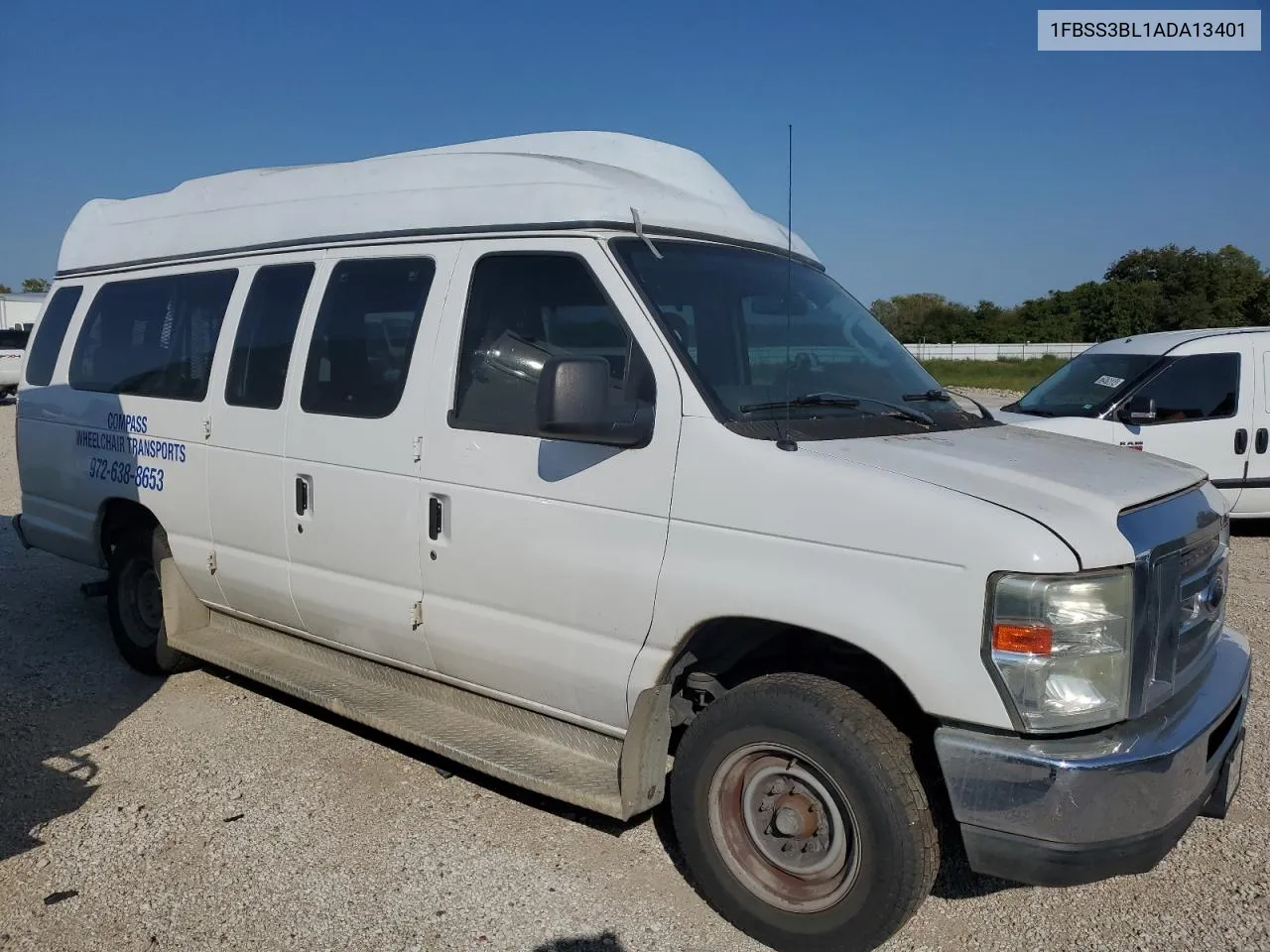 2010 Ford Econoline E350 Super Duty Wagon VIN: 1FBSS3BL1ADA13401 Lot: 73244294