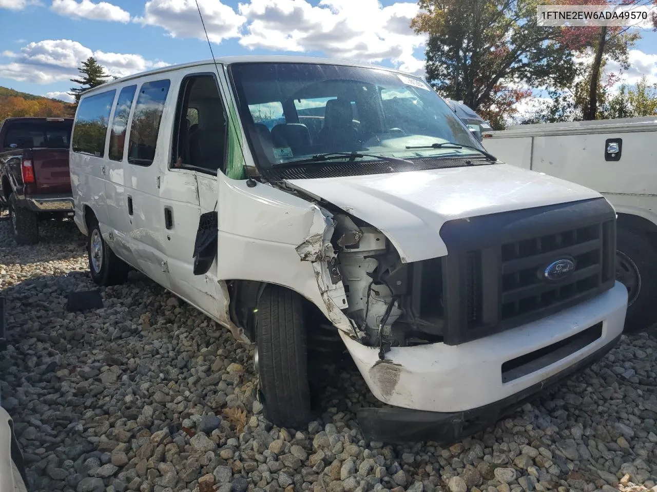 2010 Ford Econoline E250 Van VIN: 1FTNE2EW6ADA49570 Lot: 73981284