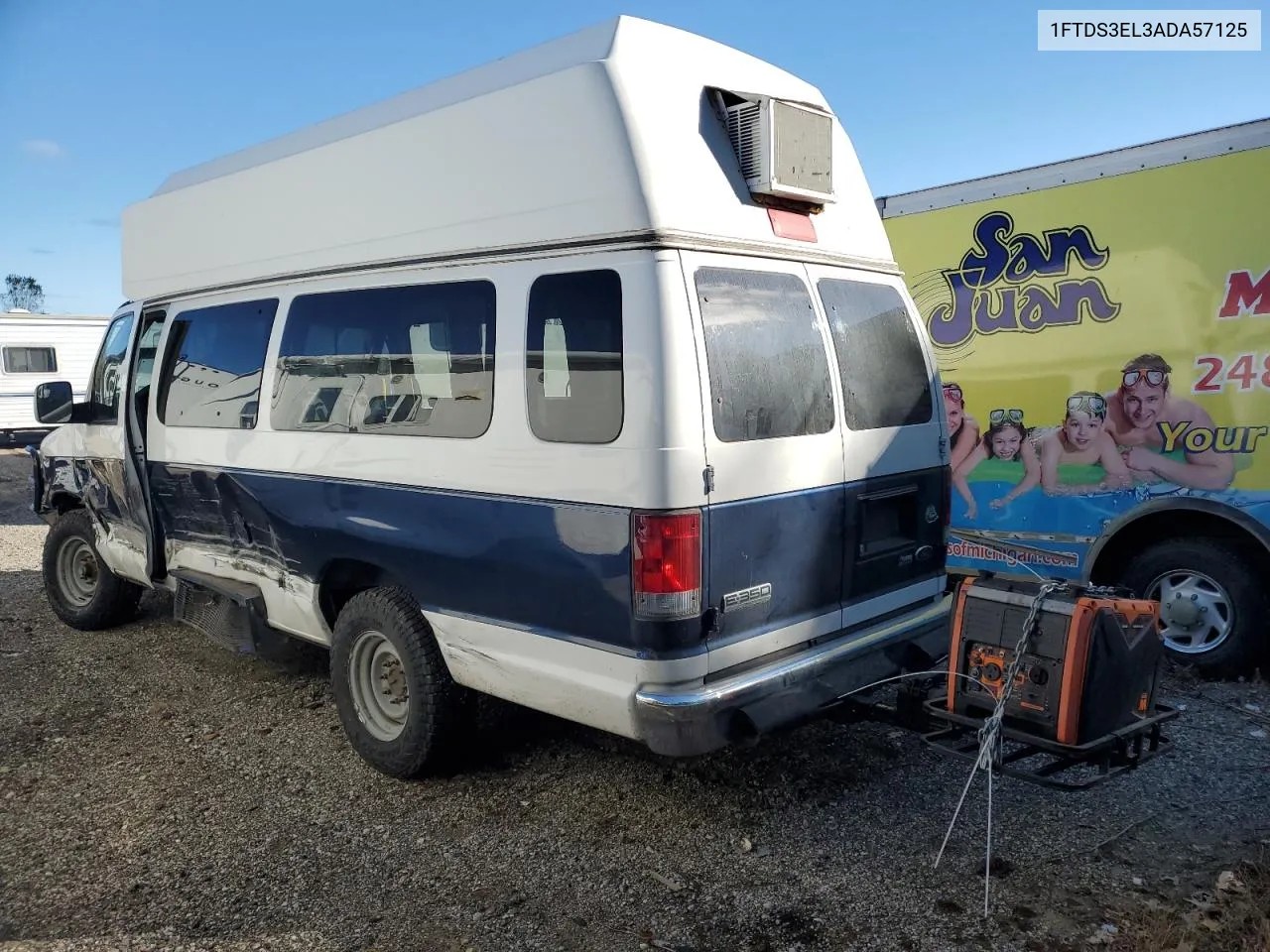 2010 Ford Econoline E350 Super Duty Van VIN: 1FTDS3EL3ADA57125 Lot: 74748894