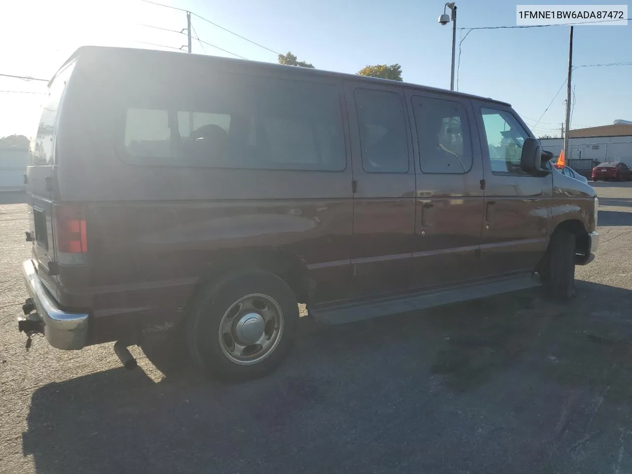 2010 Ford Econoline E150 Wagon VIN: 1FMNE1BW6ADA87472 Lot: 74989314