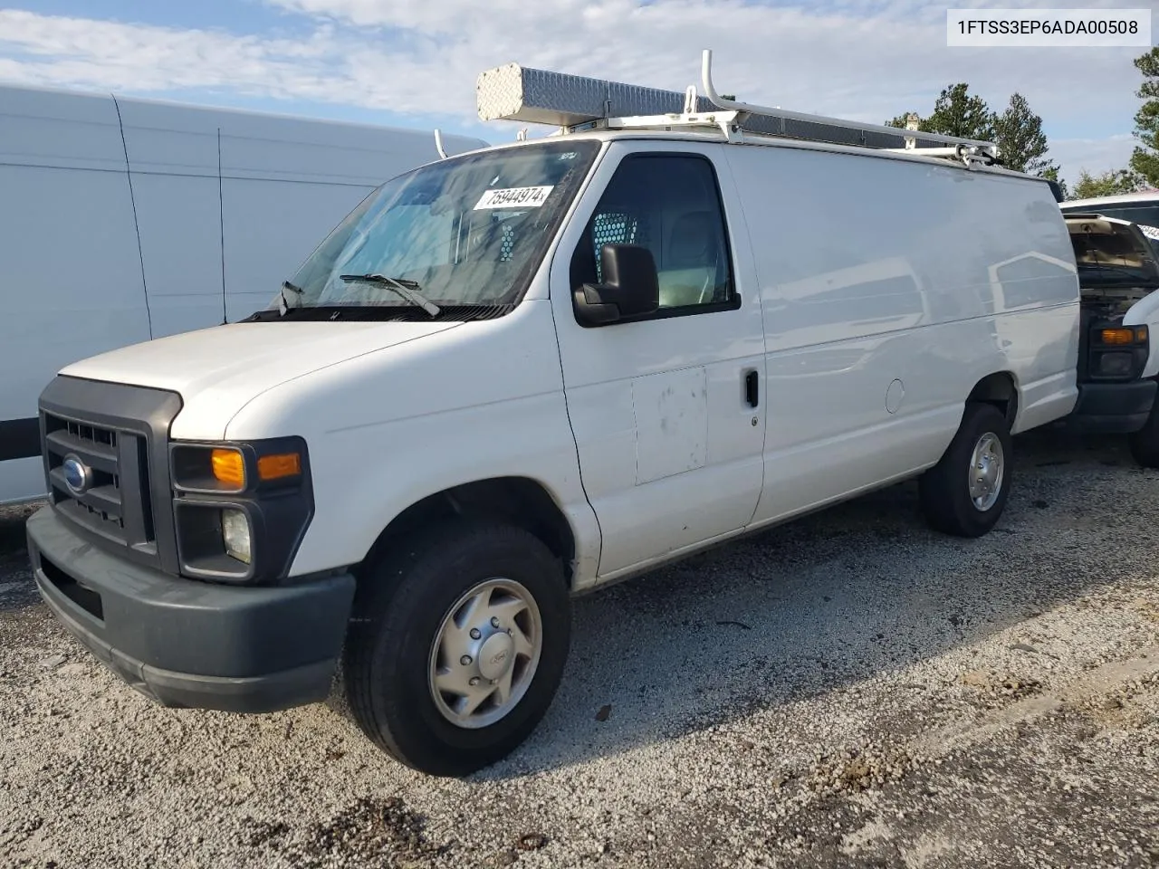 2010 Ford Econoline E350 Super Duty Van VIN: 1FTSS3EP6ADA00508 Lot: 75944974