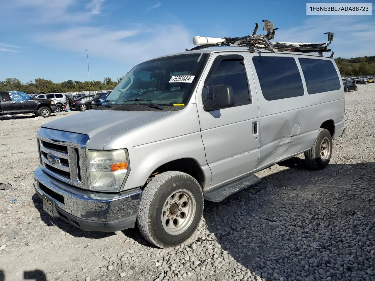 2010 Ford Econoline E350 Super Duty Wagon VIN: 1FBNE3BL7ADA88723 Lot: 76265624