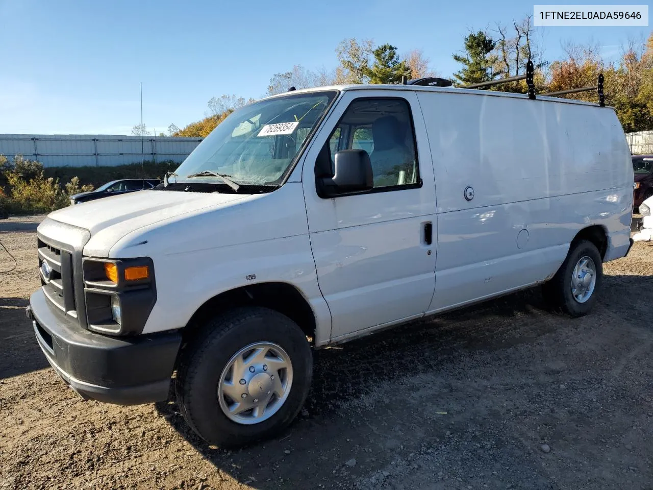 2010 Ford Econoline E250 Van VIN: 1FTNE2EL0ADA59646 Lot: 76269354