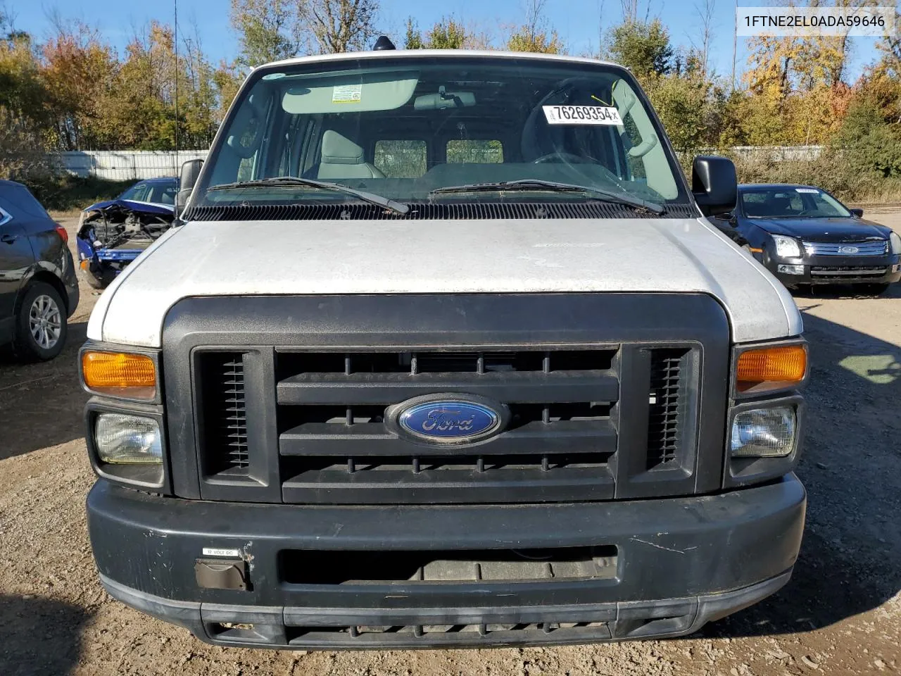 2010 Ford Econoline E250 Van VIN: 1FTNE2EL0ADA59646 Lot: 76269354