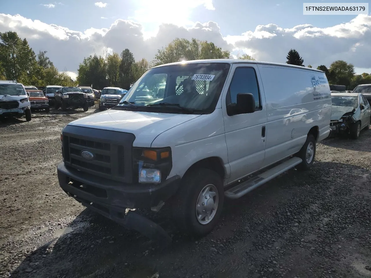 2010 Ford Econoline E250 Van VIN: 1FTNS2EW0ADA63179 Lot: 76783934