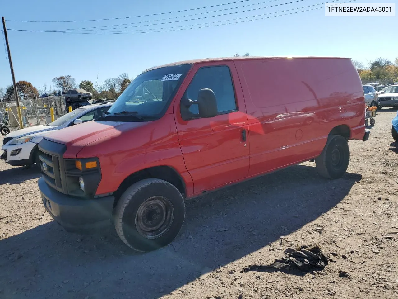 2010 Ford Econoline E250 Van VIN: 1FTNE2EW2ADA45001 Lot: 77916054